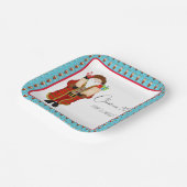 Weihnachten als Weihnachtsgeschenk Pappteller (Gewinkelt)