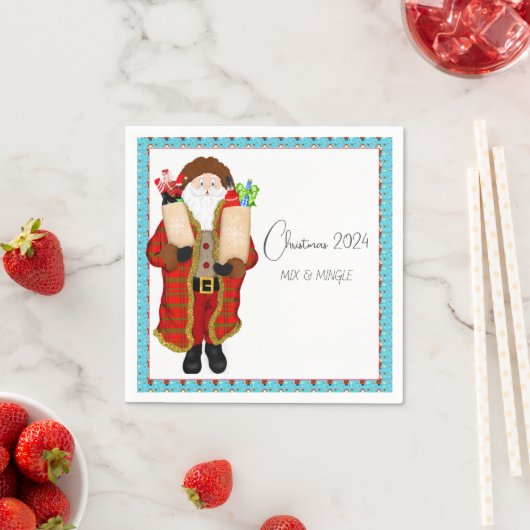 Weihnachten als Weihnachtsgeschenk Serviette (Beispiel)