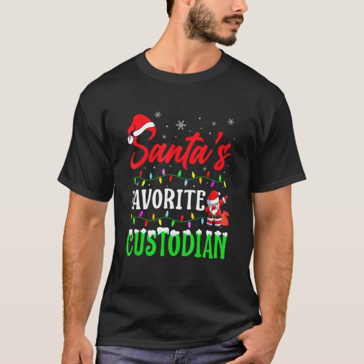 Weihnachten als Weihnachtsmann T-Shirt (Vorderseite)