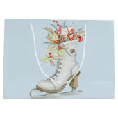 Weihnachten Alt modischer Eisdielen Skate Geschenk Große Geschenktüte (Rückseite)