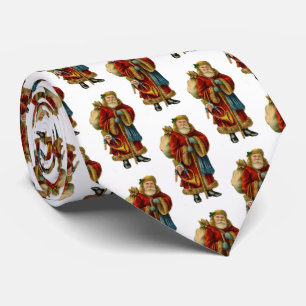 Weihnachten Alte Welt Weihnachtsmann Muster Krawatte