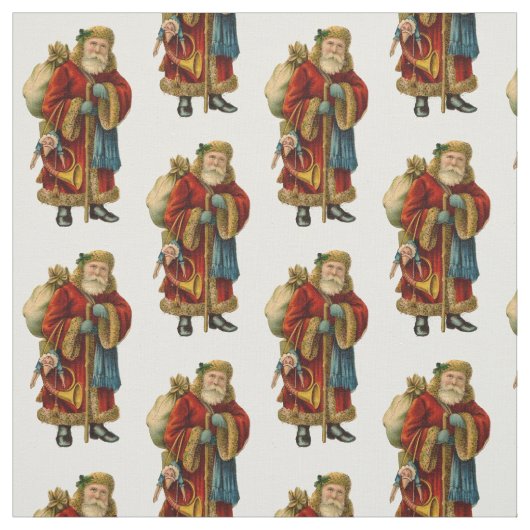 Weihnachten Alte Welt Weihnachtsmann Muster Stoff (Muster)