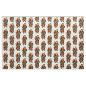 Weihnachten Alte Welt Weihnachtsmann Muster Stoff (Fat Quarter (45,7 x 55,9 cm))