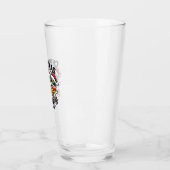 Weihnachten am 4. Juli Eiscreme USA Glas (Links)