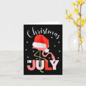 Weihnachten am 5. Juli Karte (Gelbe Blume)