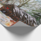 Weihnachten am Bauernhof Geschenkpapier (Ecke)