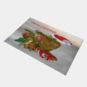 Weihnachten am Bayou Fußmatte (Schrägansicht)