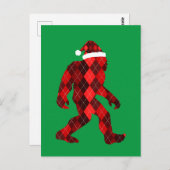 Weihnachten am Bigfoot - Weihnachten Postkarte (Vorne/Hinten)