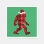 Weihnachten am Bigfoot - Weihnachten Serviette (Vorderseite)