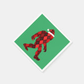 Weihnachten am Bigfoot - Weihnachten Serviette (Ecke)