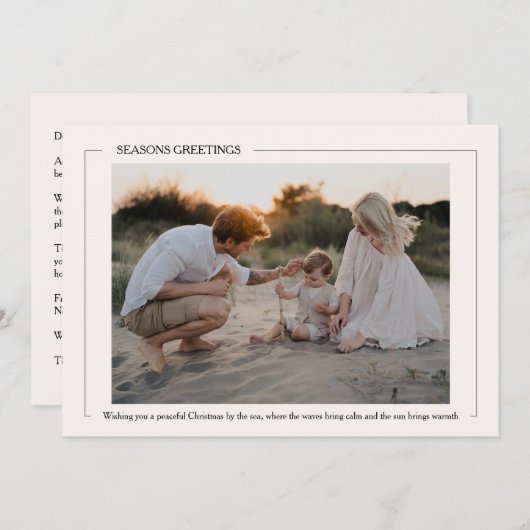 Weihnachten am Foto (Vorne/Hinten)