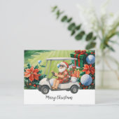 Weihnachten am Golf mit dem Weihnachtsmann (Stehend Vorderseite)