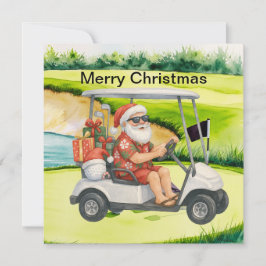 Weihnachten am Golf mit dem Weihnachtsmann