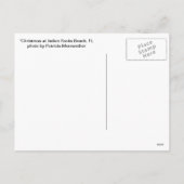 Weihnachten am indischen Felsen-Strand, Florida (Rückseite)