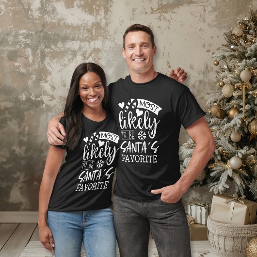 Weihnachten am liebsten Santas-Liebling T-Shirt