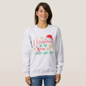 Weihnachten am Meer Sweatshirt (Vorne ganz)