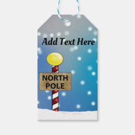 Weihnachten am Nordpol Geschenkanhänger