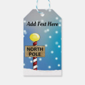 Weihnachten am Nordpol Geschenkanhänger (Rückseite)