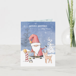 Weihnachten am Nordpol Karte