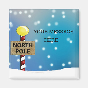 Weihnachten am Nordpol Magnet