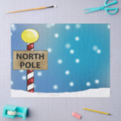 Weihnachten am Nordpol Seidenpapier (Basteln)