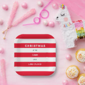 Weihnachten am Roten See der Hütte Pappteller (Party)