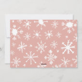 Weihnachten am Schnee Wunschliste Weihnachts-Fotok (Rückseite)