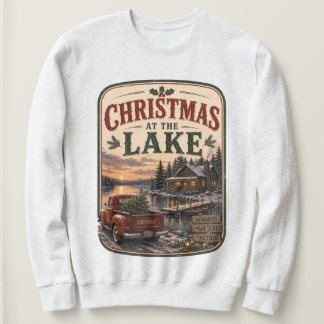 Weihnachten am See Vintage Sweatshirt