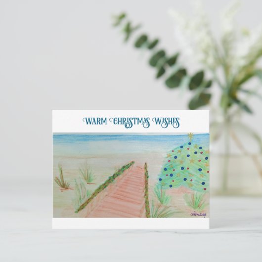 Weihnachten am Strand (Stehend Vorderseite)