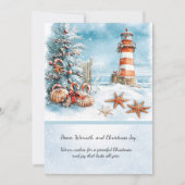 Weihnachten am Strand | Einladung (Vorderseite)