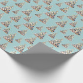 Weihnachten am Strand Geschenkpapier (Ecke)
