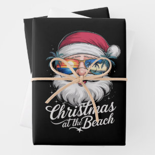 Weihnachten am Strand Hawaiian Sommerurlaub Geschenkpapier Set