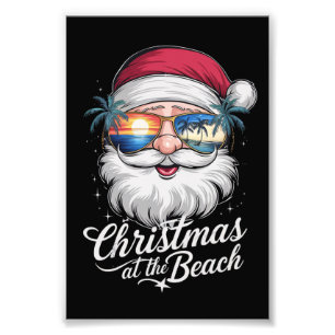 Weihnachten am Strand Hawaiianischer Sommerurlaub Fotodruck