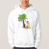 Weihnachten am Strand Hoodie (Vorderseite)