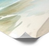 Weihnachten am Strand im Juli Poster (Ecke)