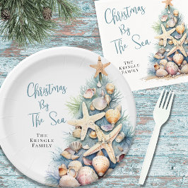 Weihnachten am Strand Pappteller