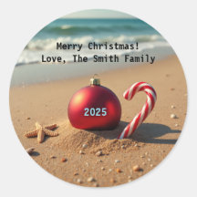 Weihnachten am Strand Seestern Lutscher
