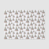 Weihnachten am Strand Seidenpapier (Vorderseite)