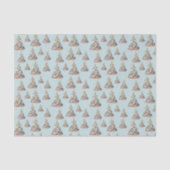 Weihnachten am Strand Seidenpapier (Vorderseite)