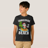 Weihnachten am Strand Sommer Weihnachten in J T-Shirt (Vorne ganz)
