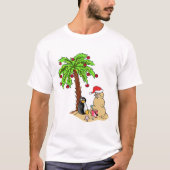 Weihnachten am Strand T-Shirt (Vorderseite)