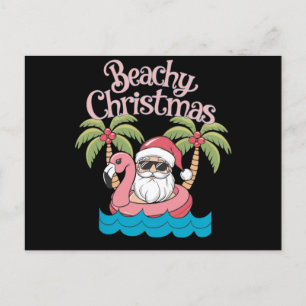 Weihnachten am Strand Tropischer Urlaub Santa Beac