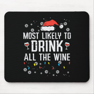 Weihnachten am wahrscheinlichsten Funny Weihnachte Mousepad