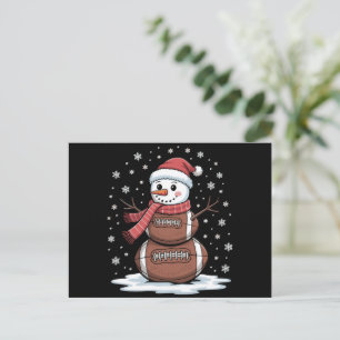 Weihnachten American Football Schneemann Xmas Spor