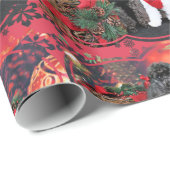 Weihnachten - Amiche Pudel - Tinkerbell maltesisch Geschenkpapier (Rolleneckpunkt)