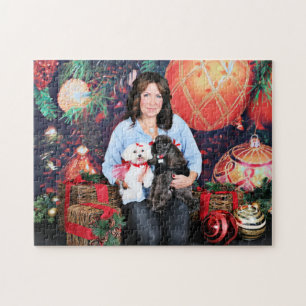 Weihnachten - Amiche Pudel - Tinkerbell maltesisch Puzzle