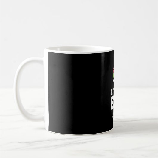 Weihnachten an den bärtigen Elfen Kaffeetasse (Links)