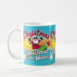 Weihnachten an den Wellen Kaffeetasse