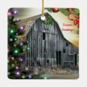 Weihnachten an der Keramik Keramikornament (Rückseite)