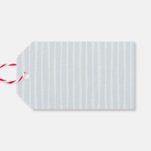 Weihnachten an der Küste Geschenkanhänger (Rückseite Horizontal)